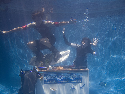 underwater office wakeboarding