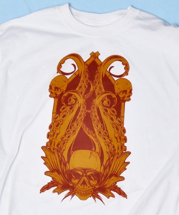 Exceed Octopus Skull Cotton T-shirt
