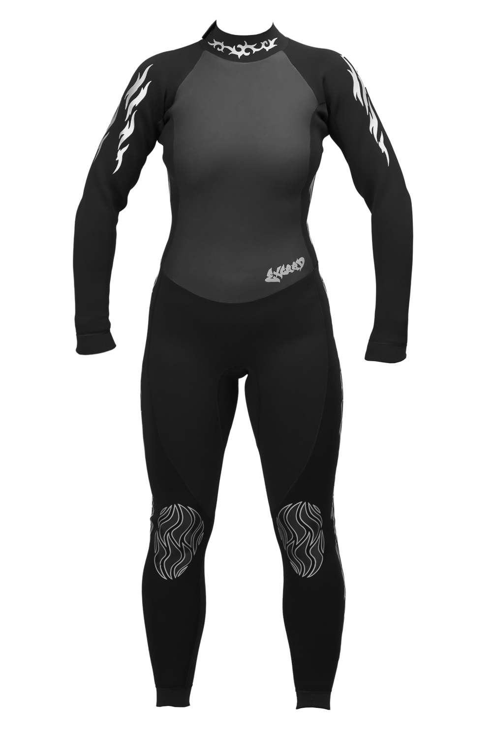 Exceed Empress Black Womens 3/2mm Full Wetsuit