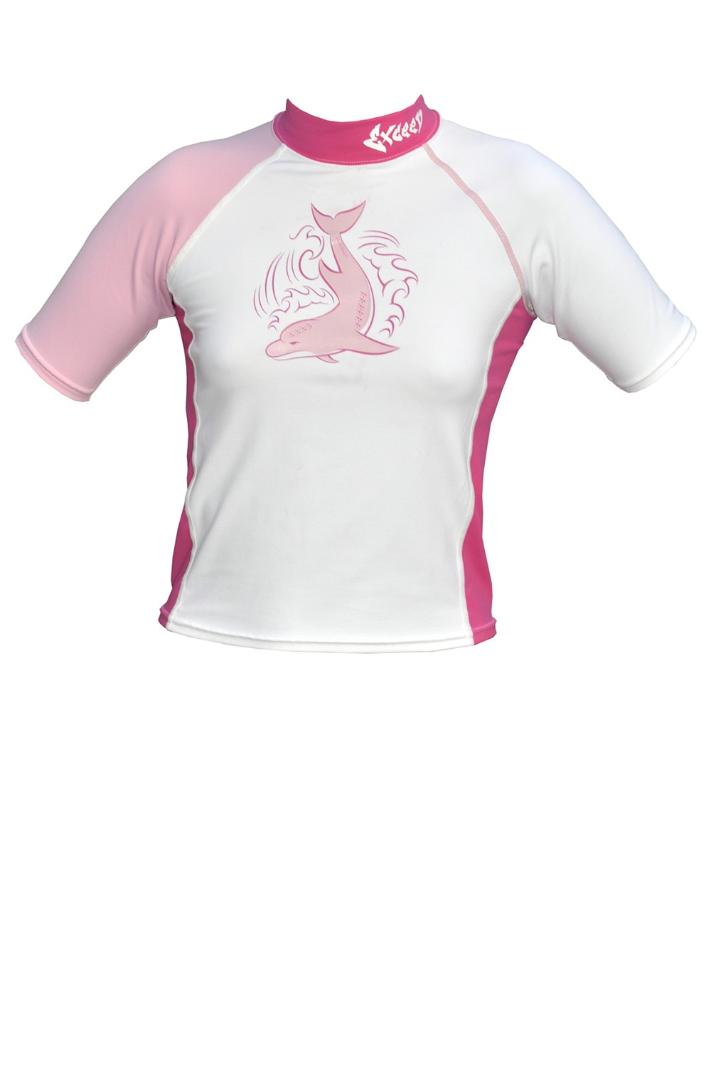 Exceed Esprit Pink Kids Short Sleeve Rash Guard