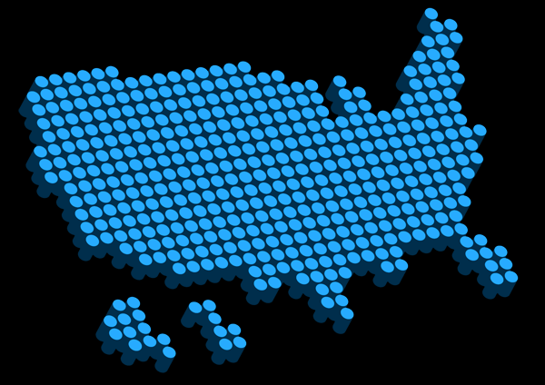USA map